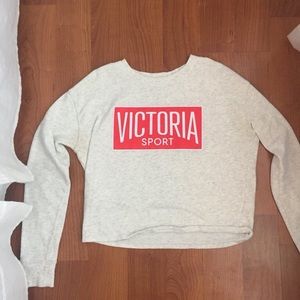 Victoria sport cropped sweatshirt